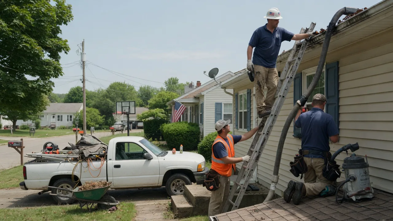 Gutter Installation in Round Top, TX near me